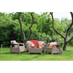 Set mobilier grădină Urban - Cappuccino