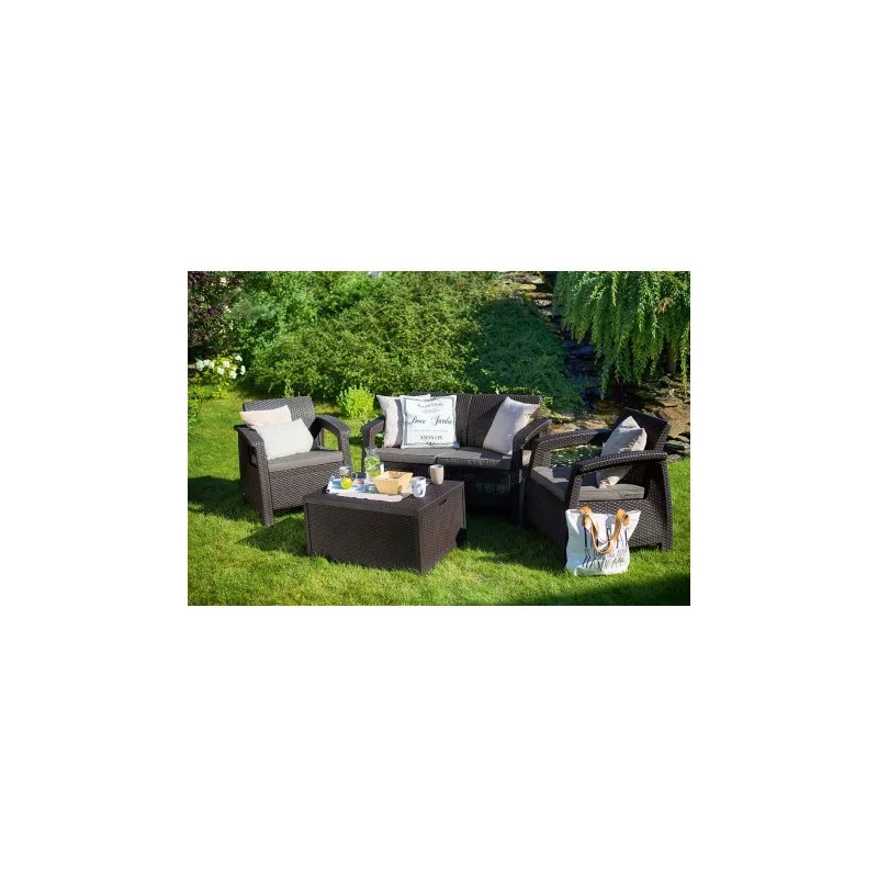 Set mobilier grădină Urban - Maro
