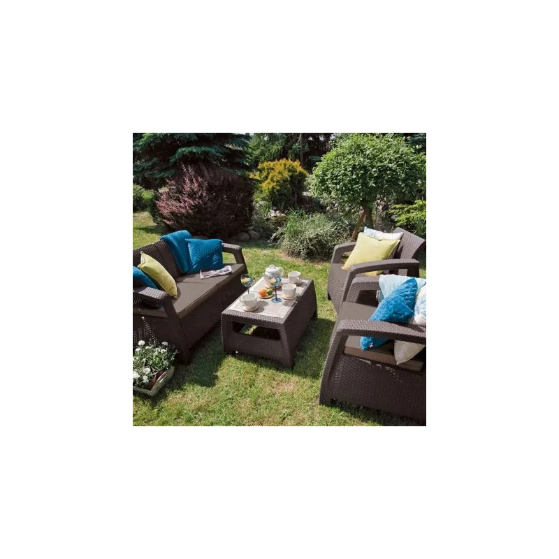Set mobilier grădină Urban - Maro