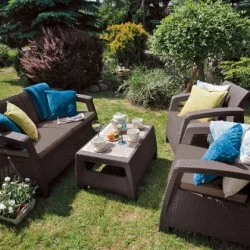 Set mobilier grădină Urban - Maro