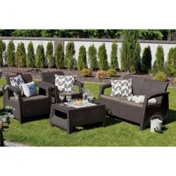Set mobilier grădină Urban - Maro