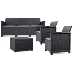 Mobilier de grădină Emi - grafit