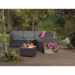 Mobilier de grădină Noblesse - maro