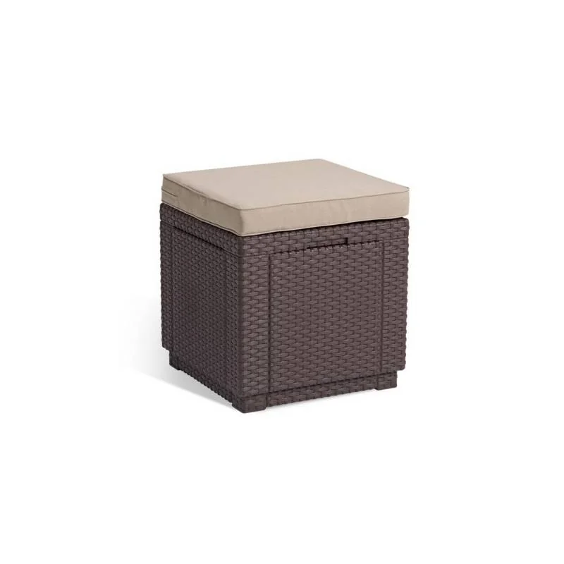 Scaun de gădina Brown Cube - maro
