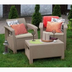 Set mobilier grădină Urban Duo - Cappucino