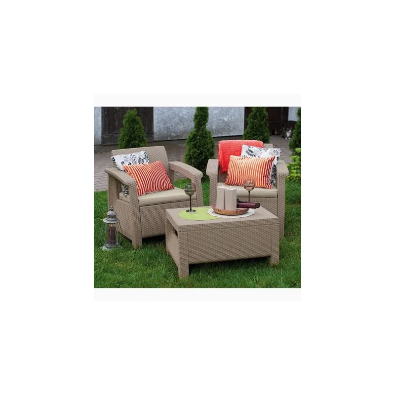 Set mobilier grădină Urban Duo - Cappucino