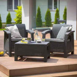 Set mobilier grădină Urban Duo - Cappucino