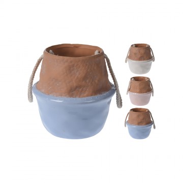 Ghiveci ceramic pentru flori Taylor în 3 culori - albastru