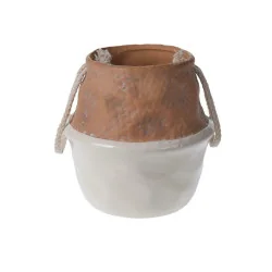 Ghiveci ceramic pentru flori Taylor în 3 culori – crem