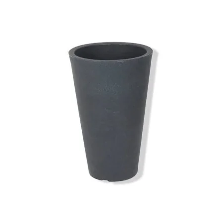 Ghiveci rotund din plastic Jack - antracit