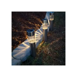 Set de 6 lămpi solare LED pentu grădină cu senzor
