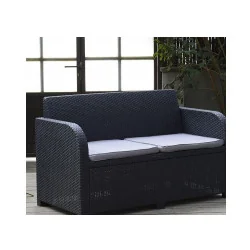 Set mobilier grădină ratan Keter Georgia - grafit