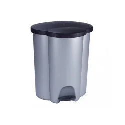 Coș de gunoi selectiv cu pedala Keter Trio 3 Compartimente 40L