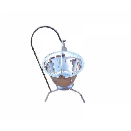 Ceaun din inox 0,8 litri cu picior