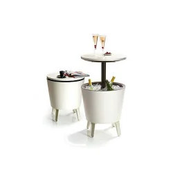 Mini bar grădină Keter Cool -ALB &amp; MARO