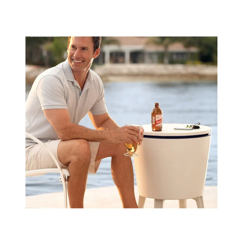 Mini bar grădină Keter Cool -ALB &amp; MARO