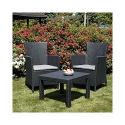 Set mobilier balcon Keter Rosario - grafit
