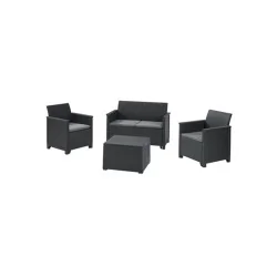 Set mobilă grădină Keter Emma - grafit Box