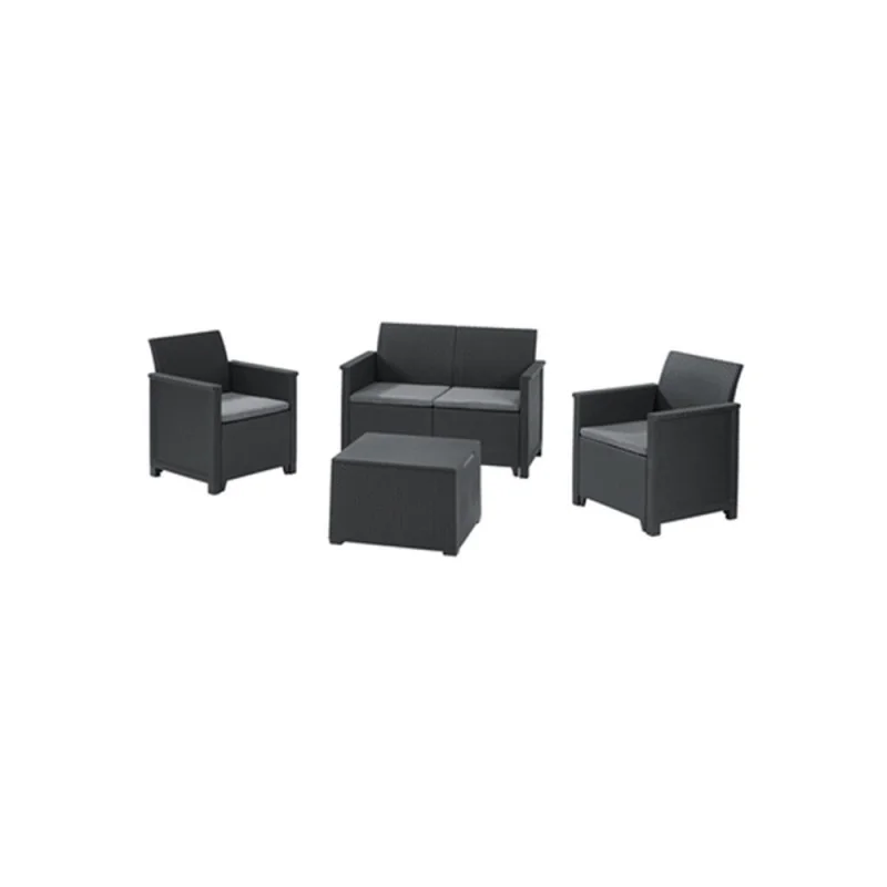 Set mobilă grădină Keter Emma - grafit Box