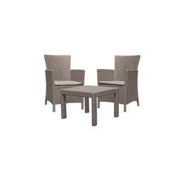 Set mobilier balcon Keter Rosario - cappuccino