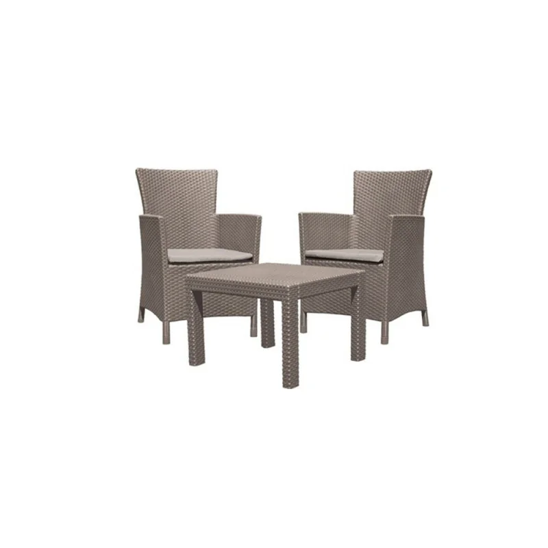 Set mobilier balcon Keter Rosario - cappuccino
