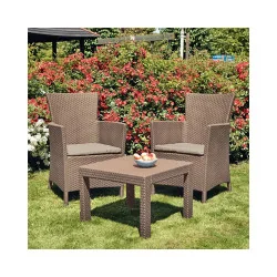 Set mobilier balcon Keter Rosario - cappuccino