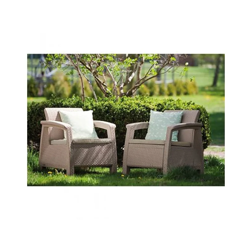 Fotolii grădină Corfu Duo Keter - cappuccino