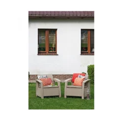Fotolii grădină Corfu Duo Keter - cappuccino