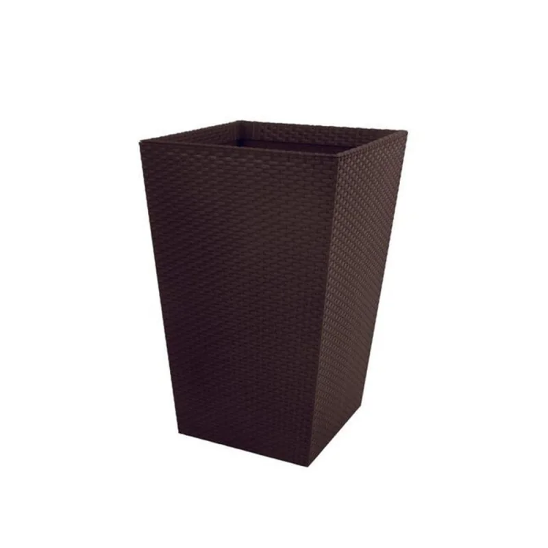 Ghiveci de flori grădină sau terasă Keter Rattan M 55.4L - maro