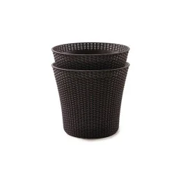 Ghiveci conic de grădină sau terasă Keter Conic 56.5L - maro