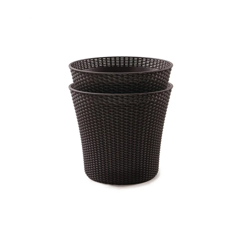 Ghiveci conic de grădină sau terasă Keter Conic 56.5L - maro