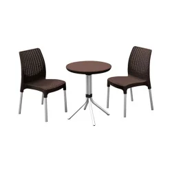 Set mobilier balcon sau terasă Keter Chelsea - maro