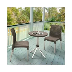 Set mobilier balcon sau terasă Keter Chelsea - maro