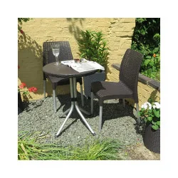 Set mobilier balcon sau terasă Keter Chelsea - maro