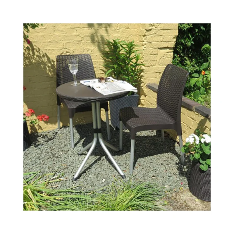 Set mobilier balcon sau terasă Keter Chelsea - maro