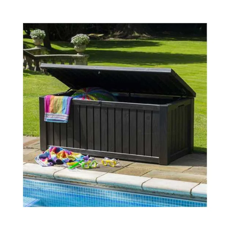 Ladă depozitare grădină, terasă sau piscină Rockwood Keter - maro