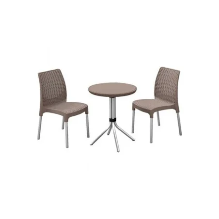 Set mobilier terasă Keter Chelsea - cappuccino