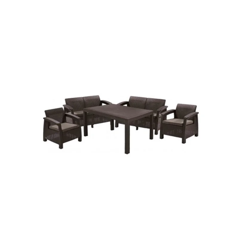 Set mobilier grădină Korfu Fiesta - maro