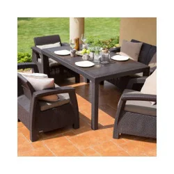 Set mobilier grădină Korfu Fiesta - maro