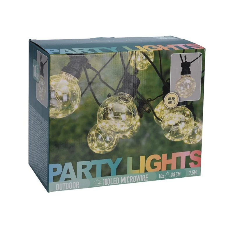 Ghirlandra luminoasă decorativă cu becuri LED