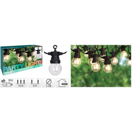 Ghirlanda luminoasă decorativă cu becuri LED