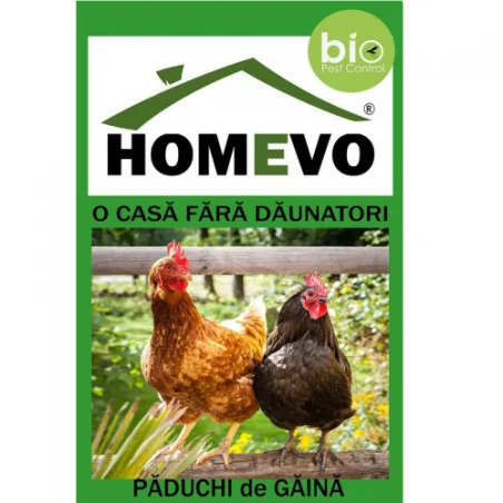 Pulbere anti paduchi de gaina BIO Homevo