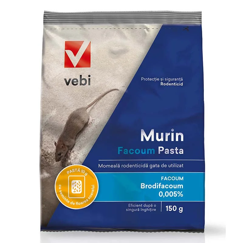 Momeala pentru combatere soareci - Murin pasta 150 gr