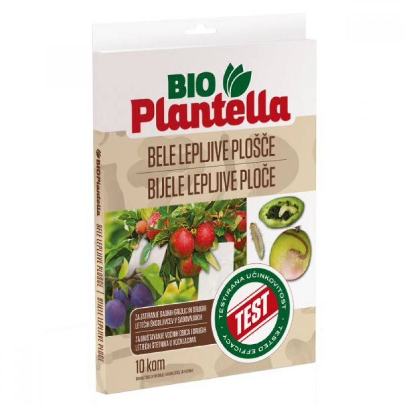 Bio Plantella, Placi albe adezive, 10 bucati/set