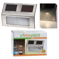 SET 4 LAMPI SOLARE DIN INOX PENTRU EXTERIOR