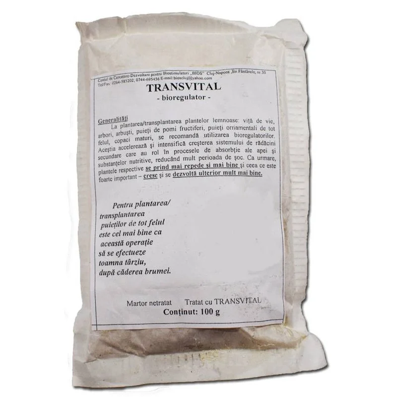Transvital, bioregulator pentru inradacinare - Plantmaster - Maestrul Culturii Tale