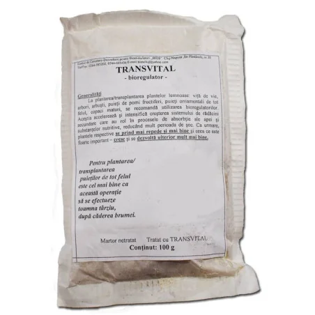 Transvital, bioregulator pentru inradacinare - Plantmaster - Maestrul Culturii Tale