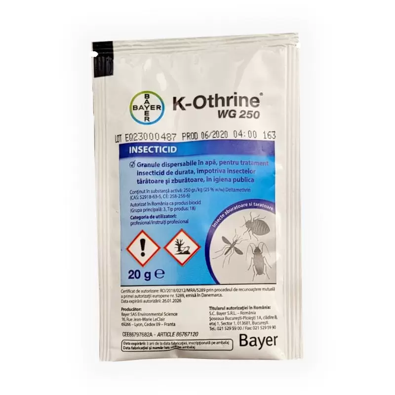 Insecticid K-Othrine WG 250 - 20 gr