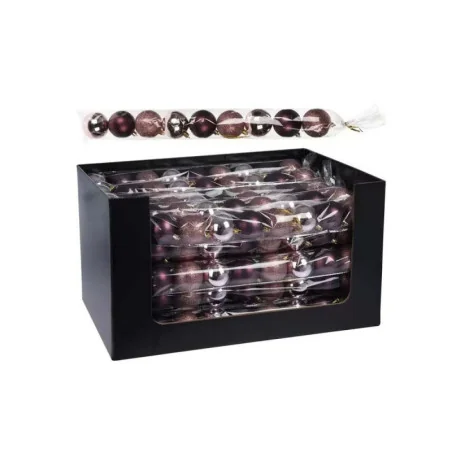 Set 9 buc. globuri decorative de crăciun aramii, 6 cm