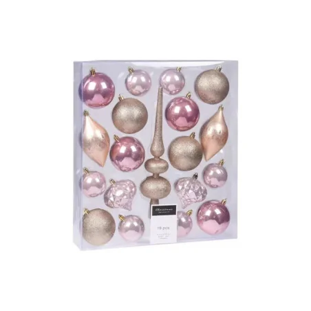 Set 19.buc decoratiune pentru brad de craciun, roze